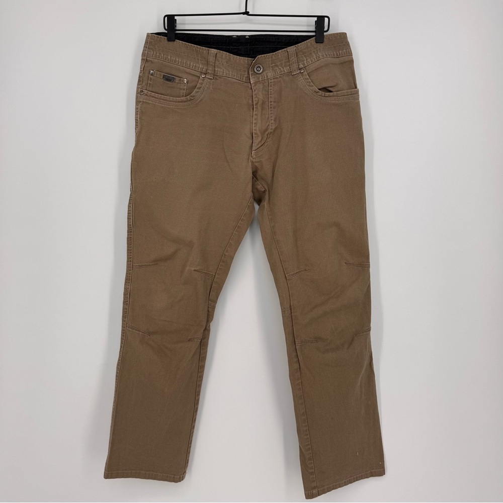Kuhl Kanvas Vintage Patina Jeans Tan‎ Size 34W x 29.75L